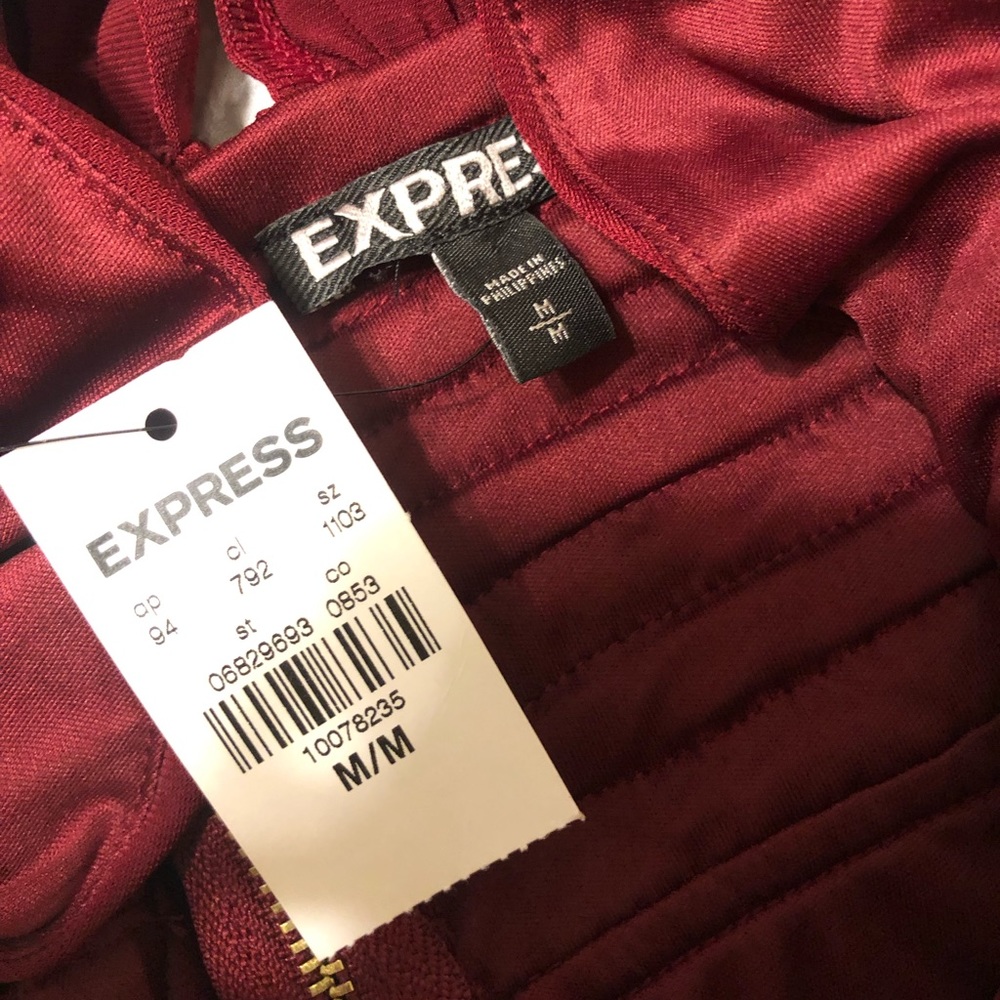 NWT Express burgundy dress